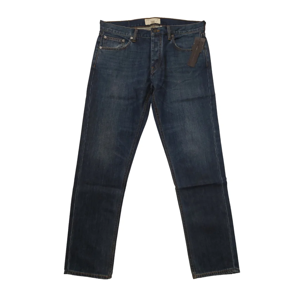 NWT Marc by Marc Jacobs MJ 117 Low Rise Slim Tapered Indigo Blue Jeans 33x34